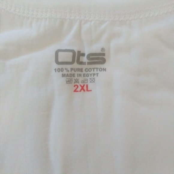 100% Egyptian cotton Mens undershirt set of 3 - Picture 3 of 5